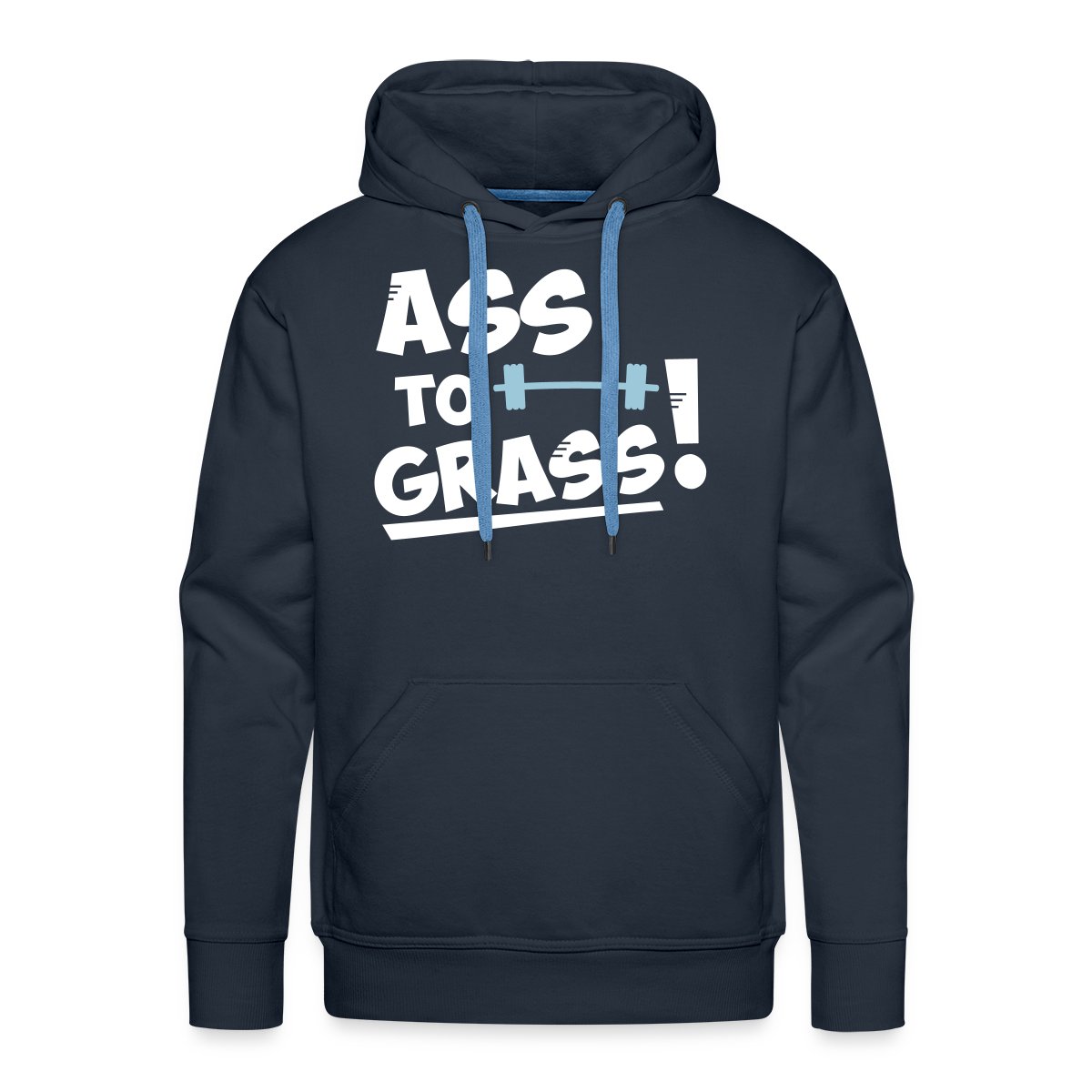 Ass to grass - Men's Premium hoodie