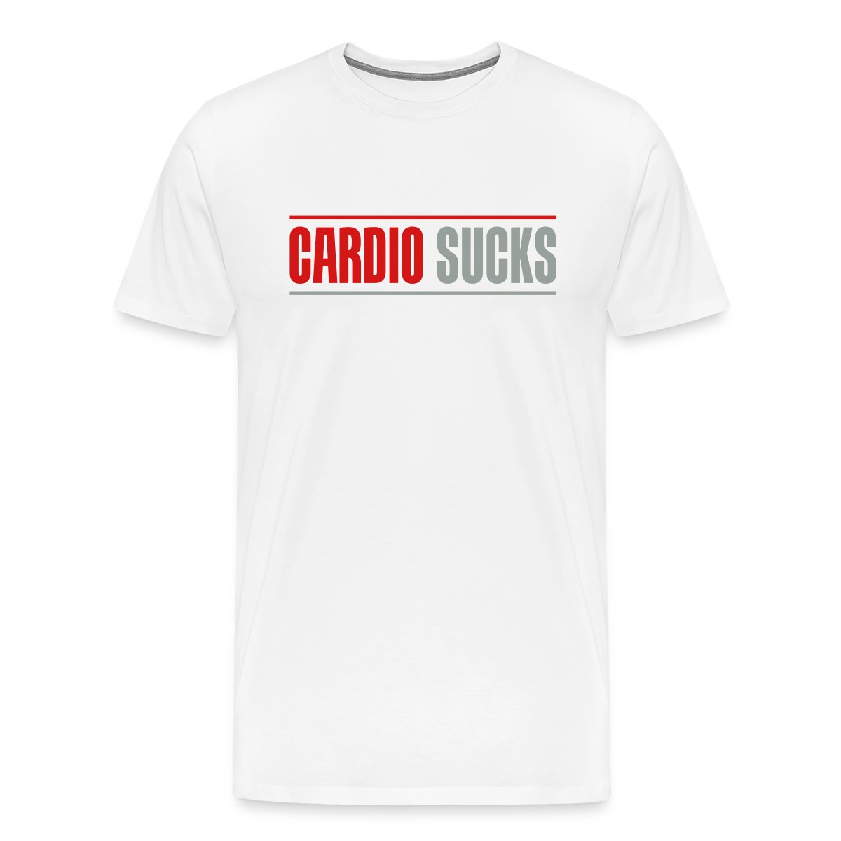 Cardio sucks - Men's Premium T-shirt