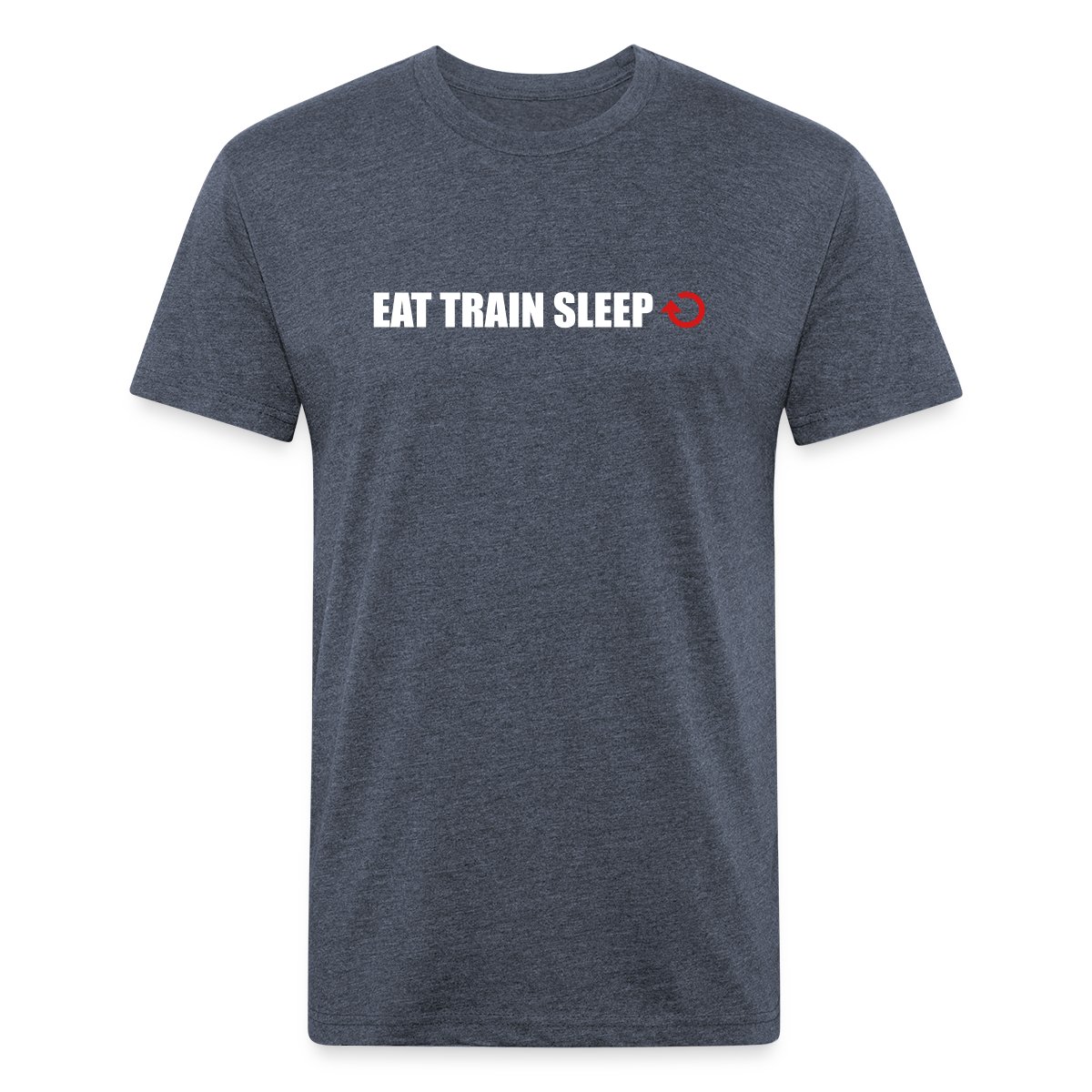 Eat train sleep repeat - Men's Fitted T-shirt