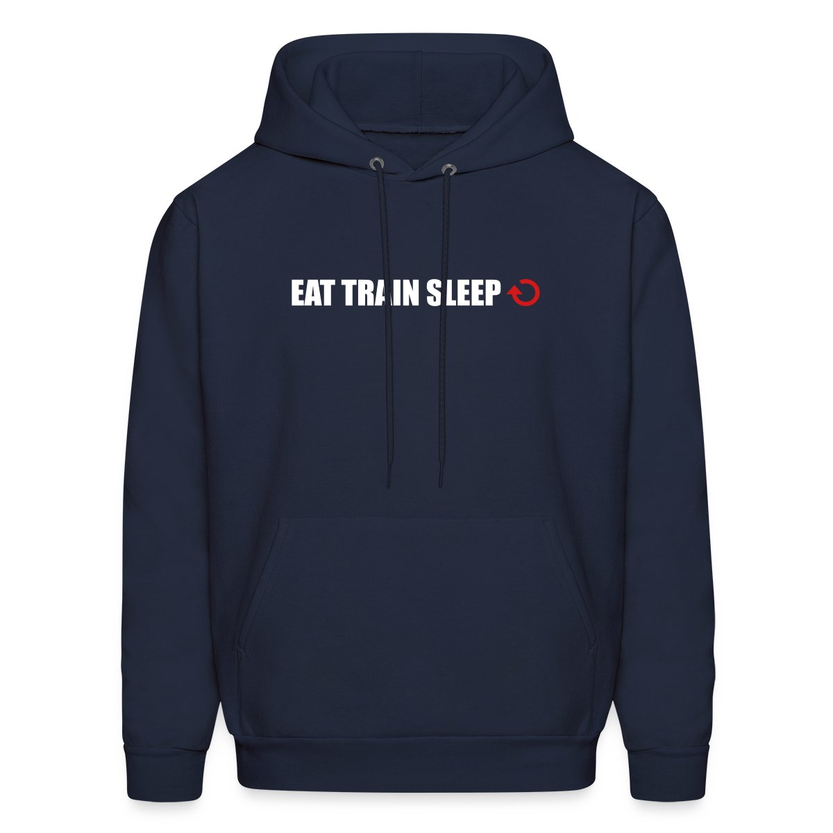 Eat train sleep repeat - Men's hoodies