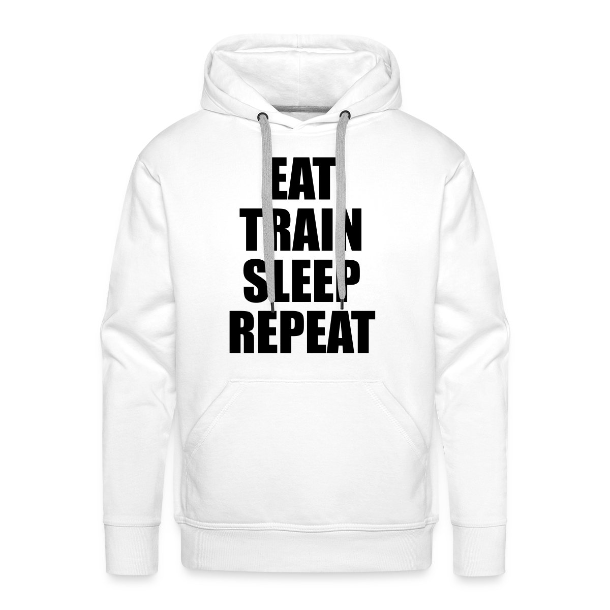 Eat train sleep repeat - Men's Premium hoodie