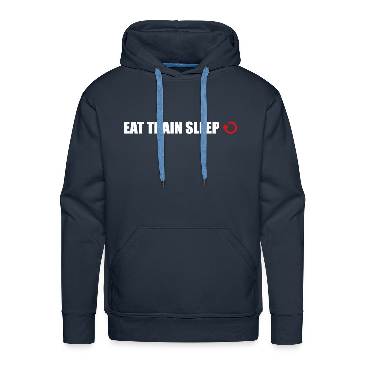 Eat train sleep repeat - Men's Premium hoodie
