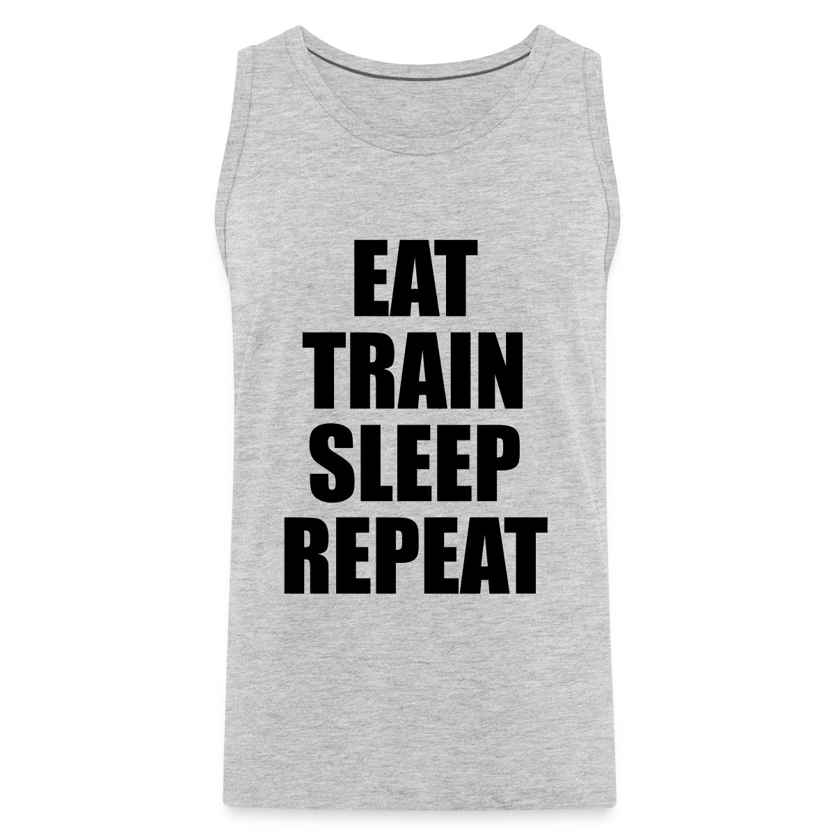 Eat train sleep repeat - Mens's Tank tops