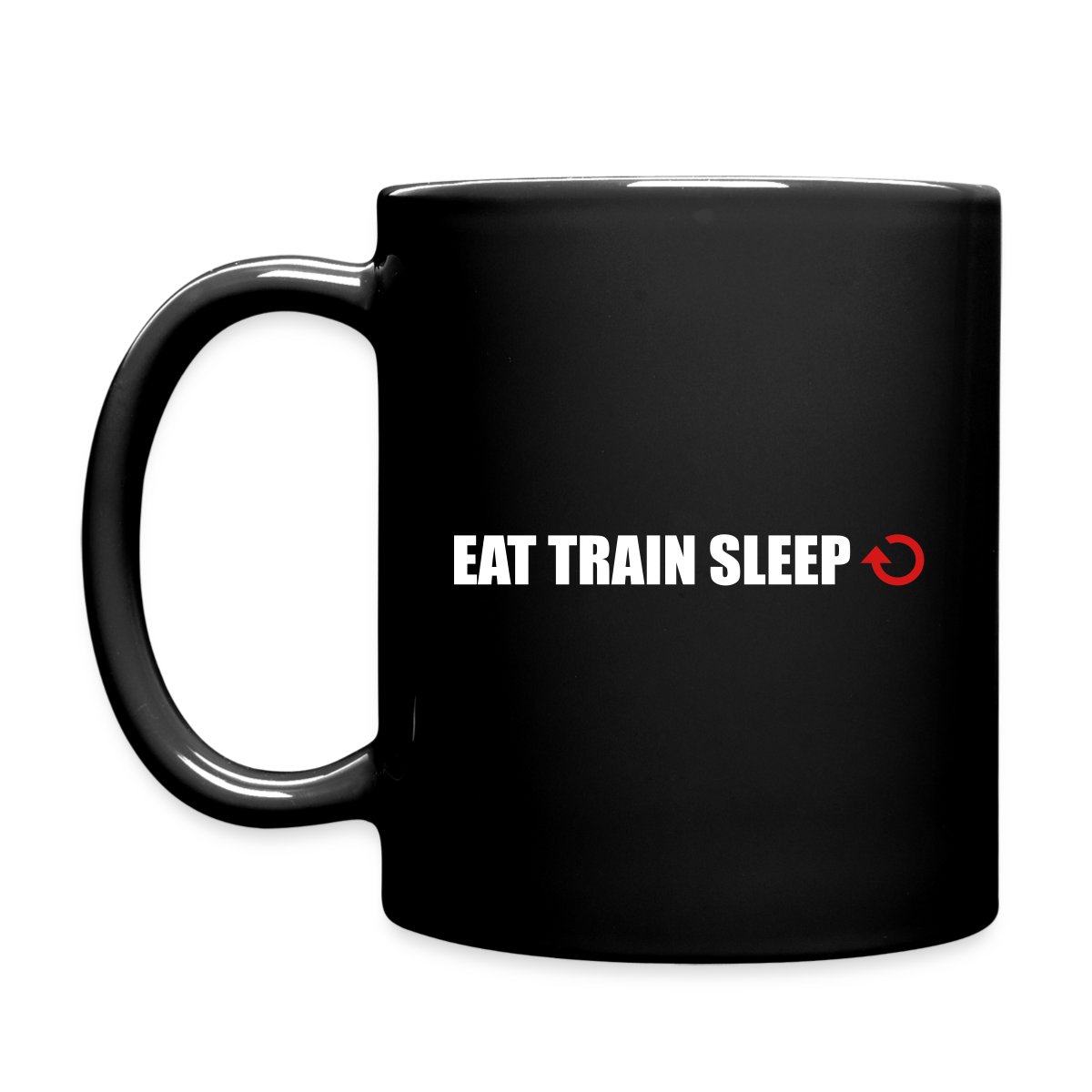 Eat train sleep repeat - Full color mug