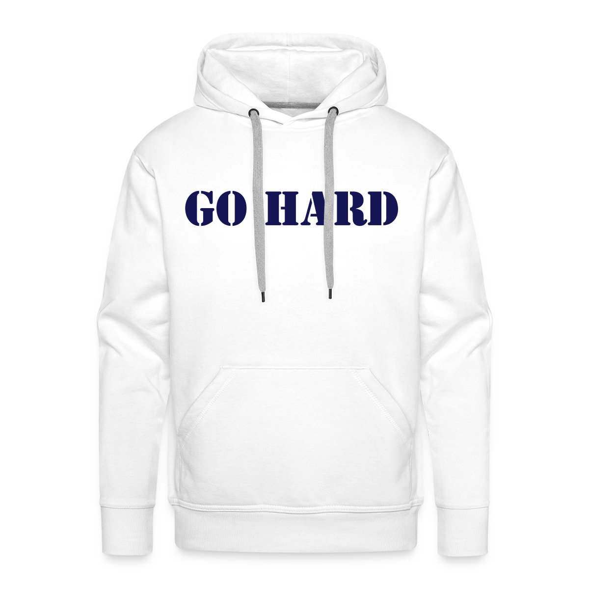 Go hard - Men's Premium hoodie