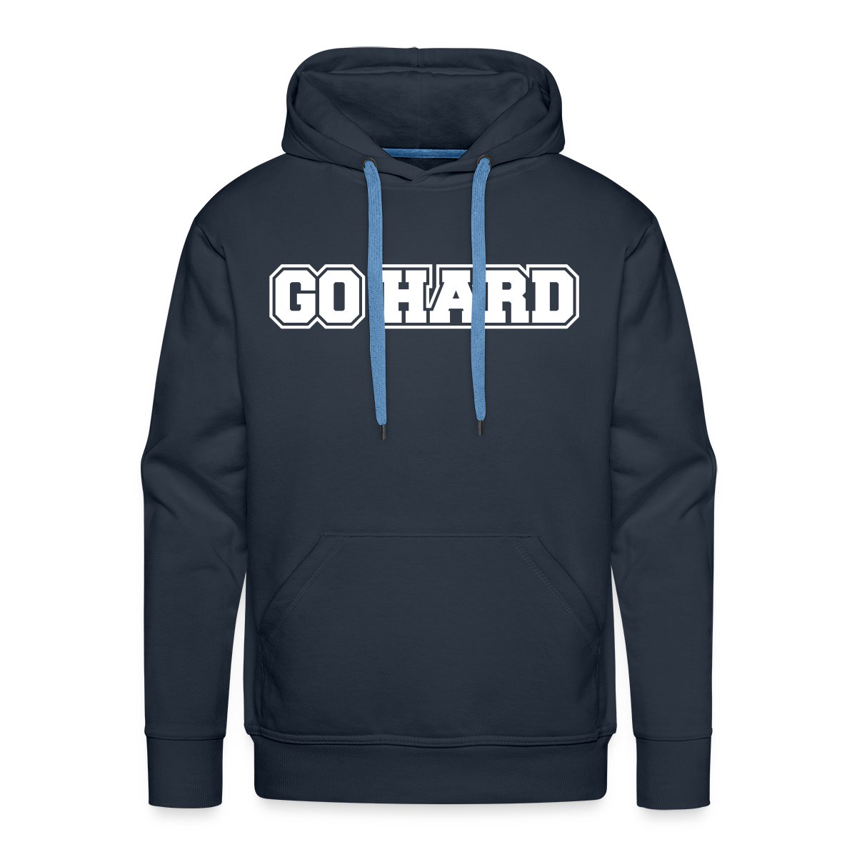 Go hard - Men's Premium hoodie