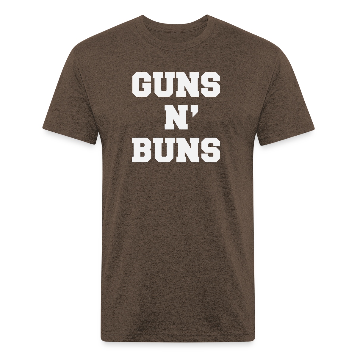 Guns N' Buns - Men's Fitted T-shirt