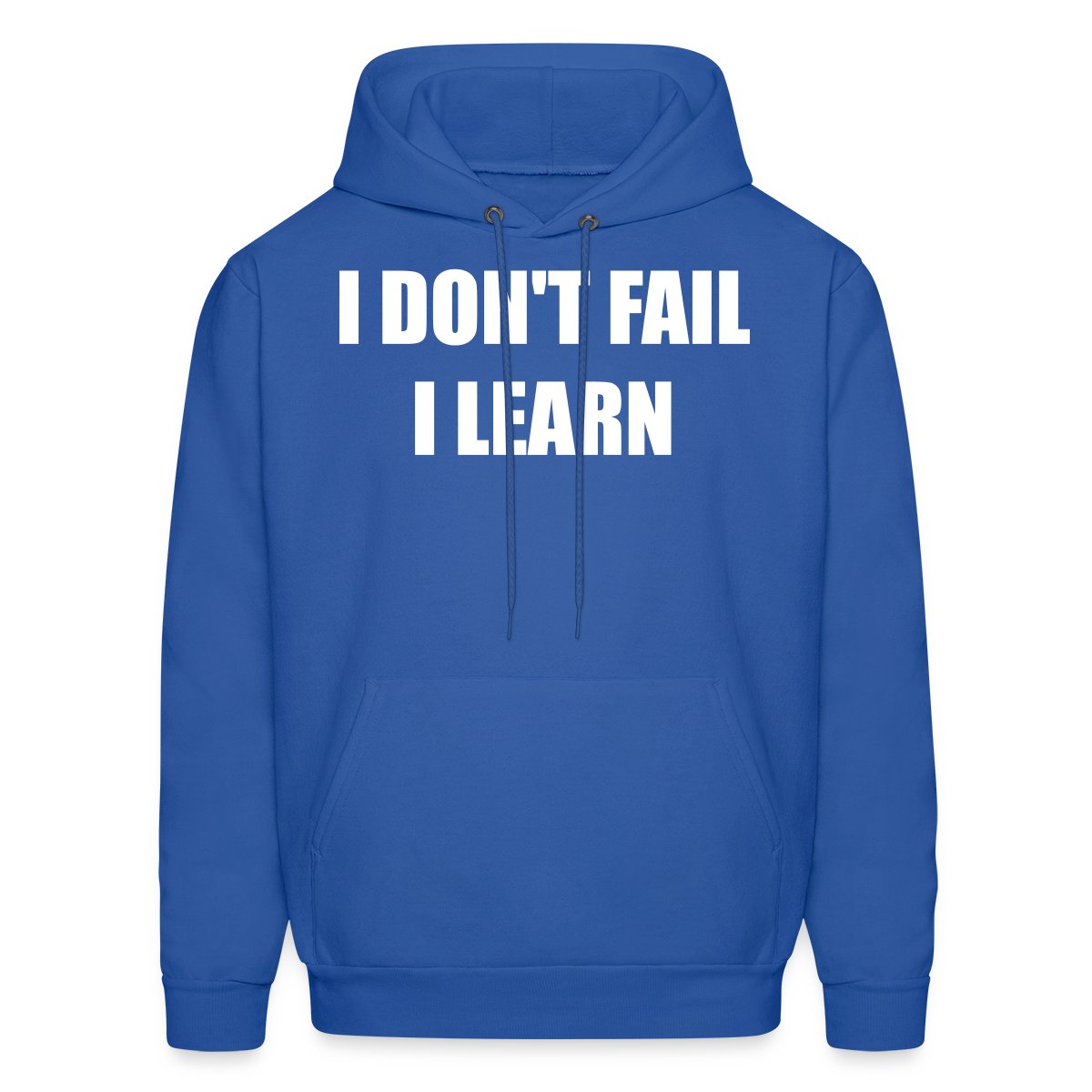 I don't fail, I learn - Men's hoodies