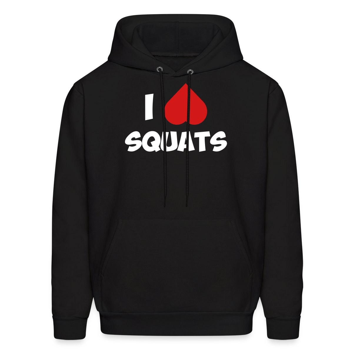 I love squats - Men's hoodies