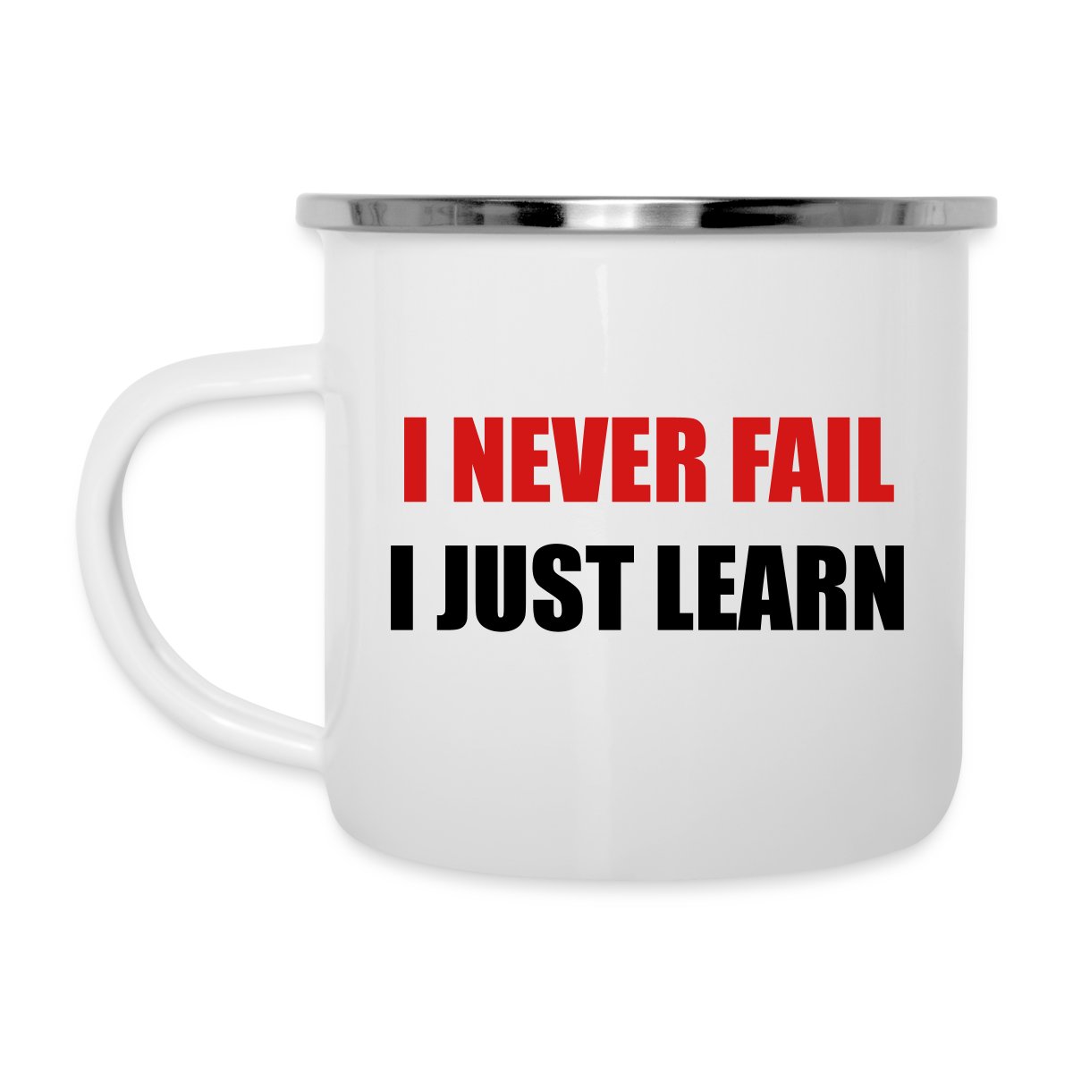I never fail, I just learn - Undefined