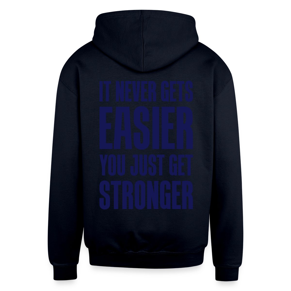It never gets easier You just get stronger - Undefined