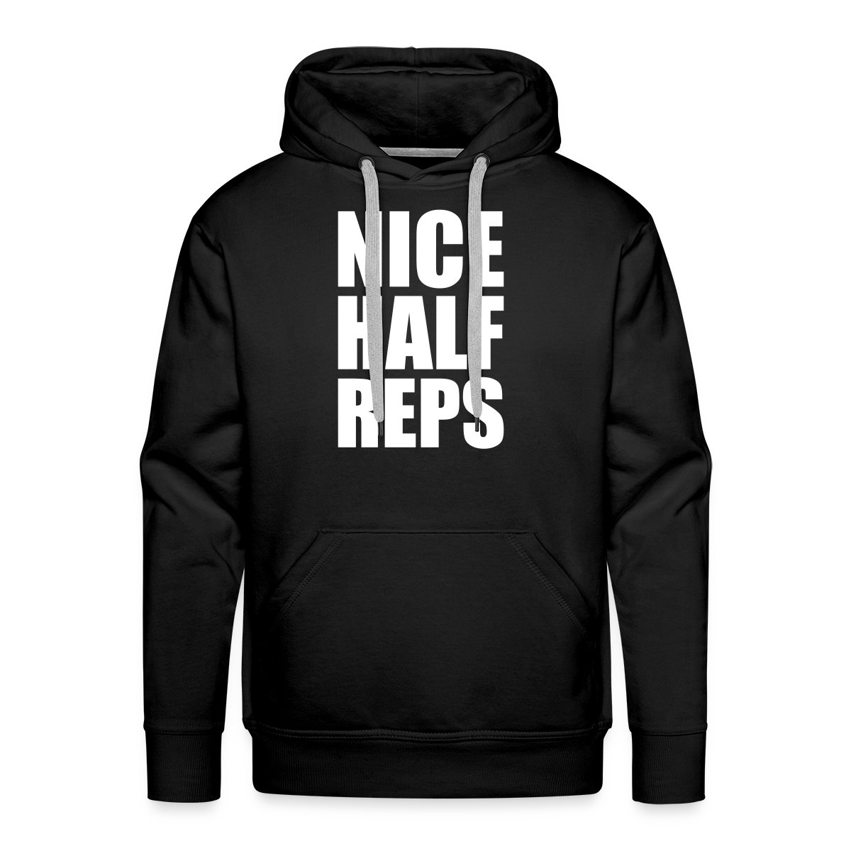 Nice half reps - Men's Premium hoodie