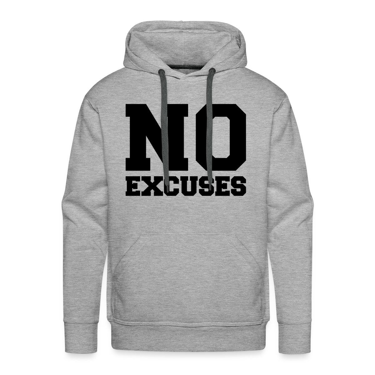No Excuses - Men's Premium hoodie