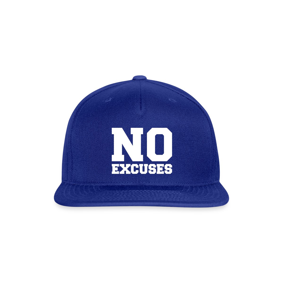 No Excuses - Snapback cap