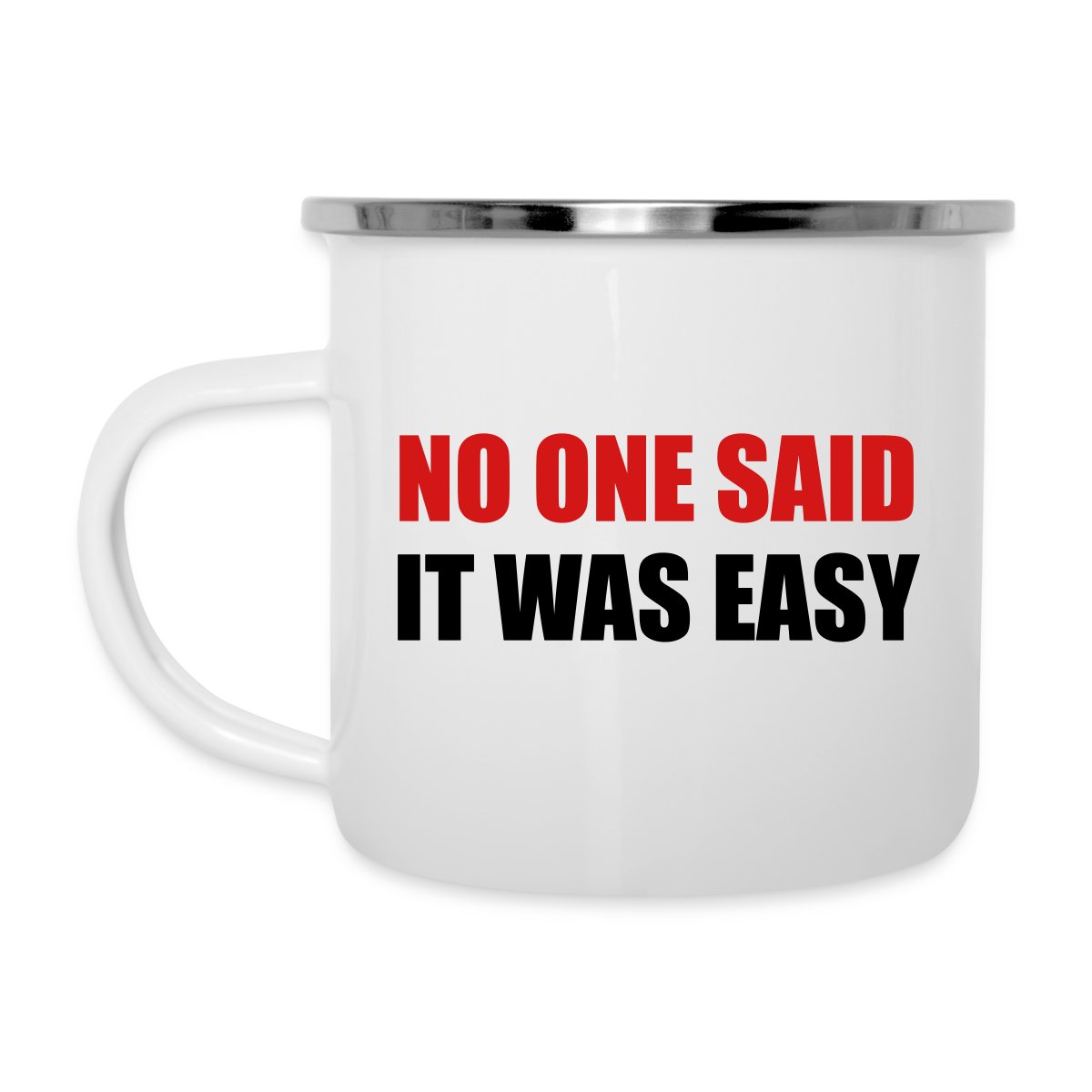 No one said it was easy - Undefined