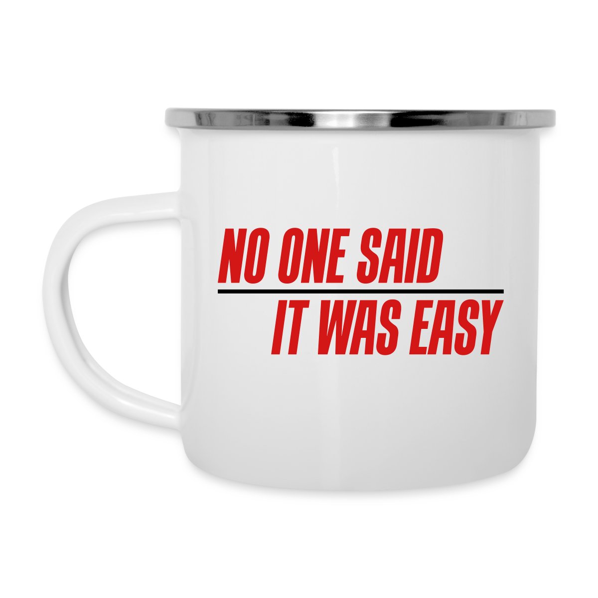 No one said it was easy - Undefined