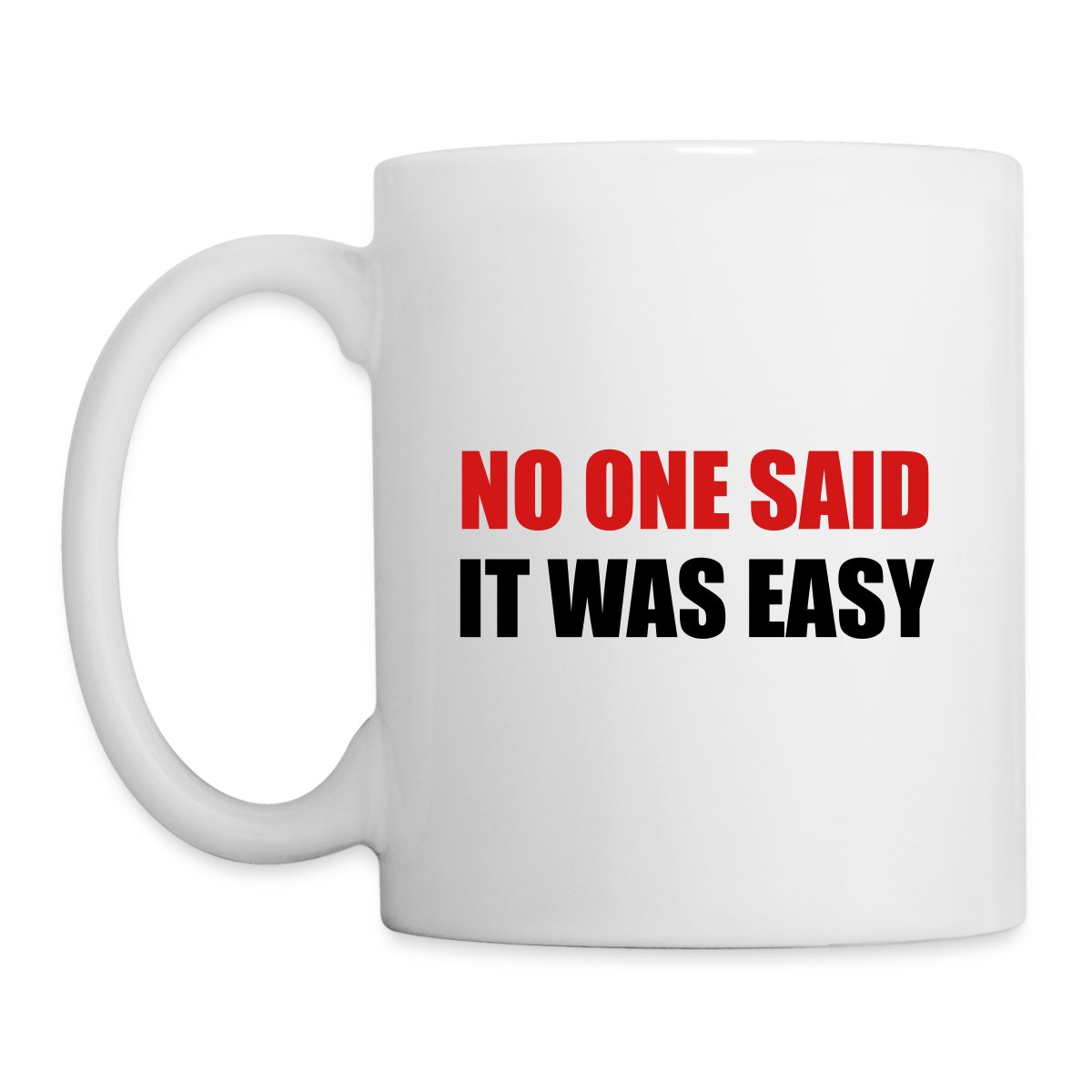 No one said it was easy - Undefined
