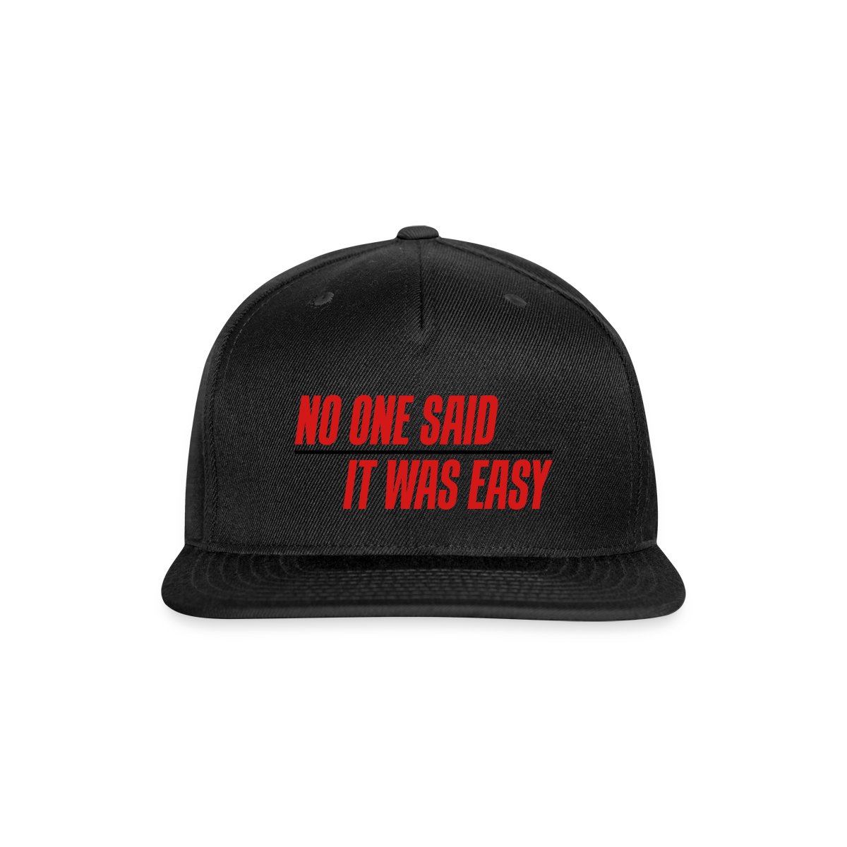 No one said it was easy - Snapback cap