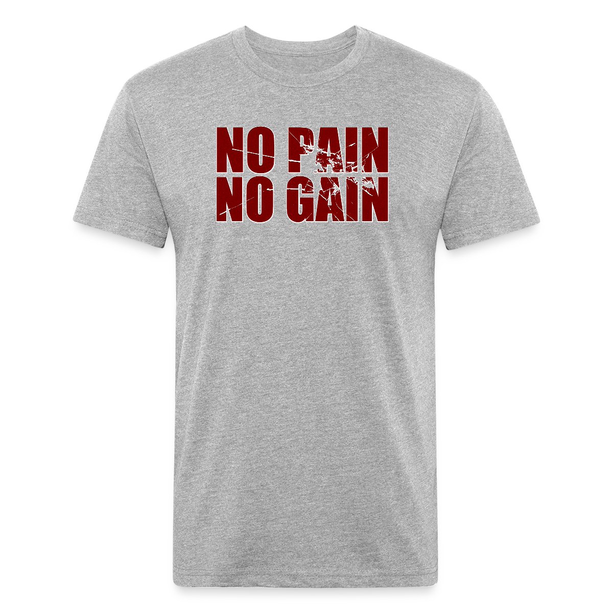 No pain no gain - Men's Fitted T-shirt