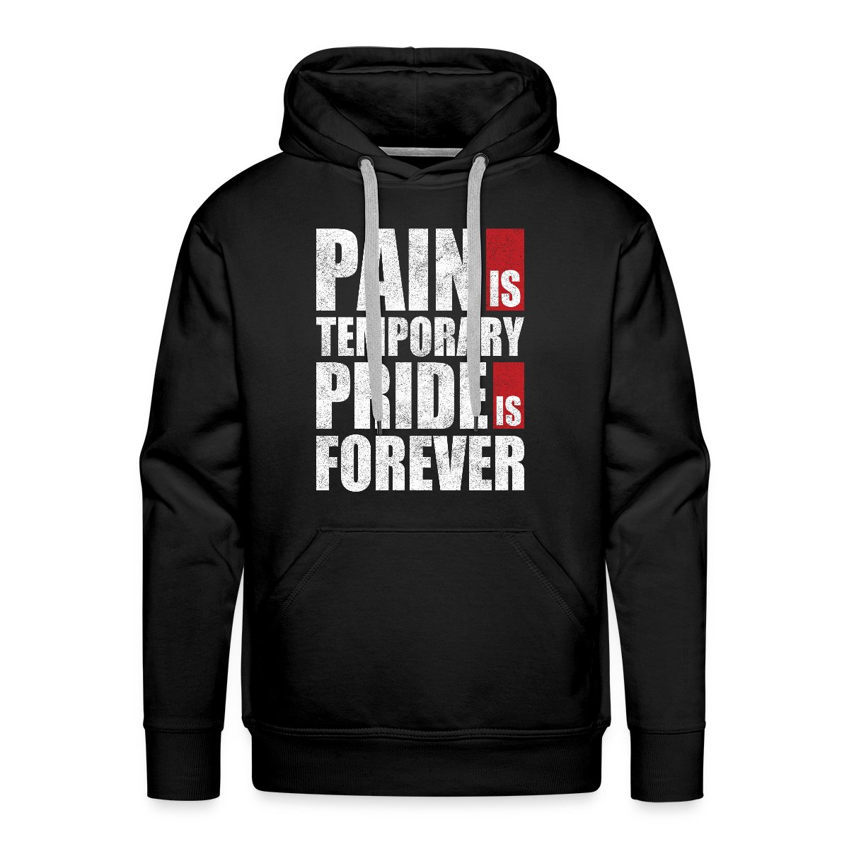 Pain is temporary - Pride is forever - Men's Premium hoodie