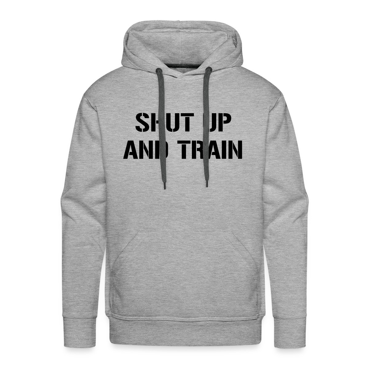 Shut up and train - Men's Premium hoodie