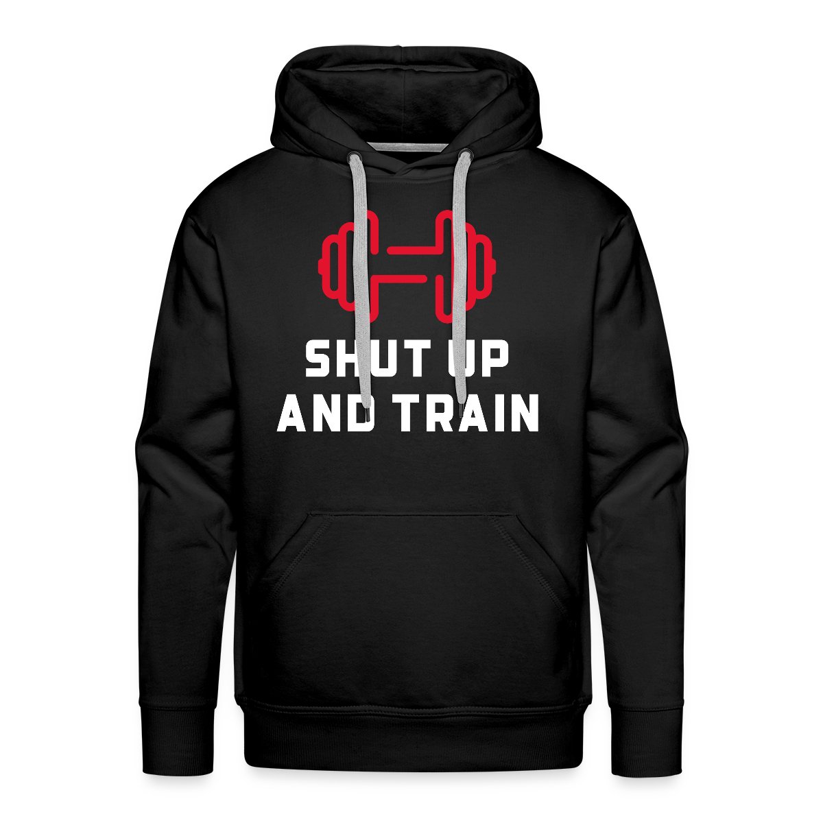 Shut up and train - Men's Premium hoodie