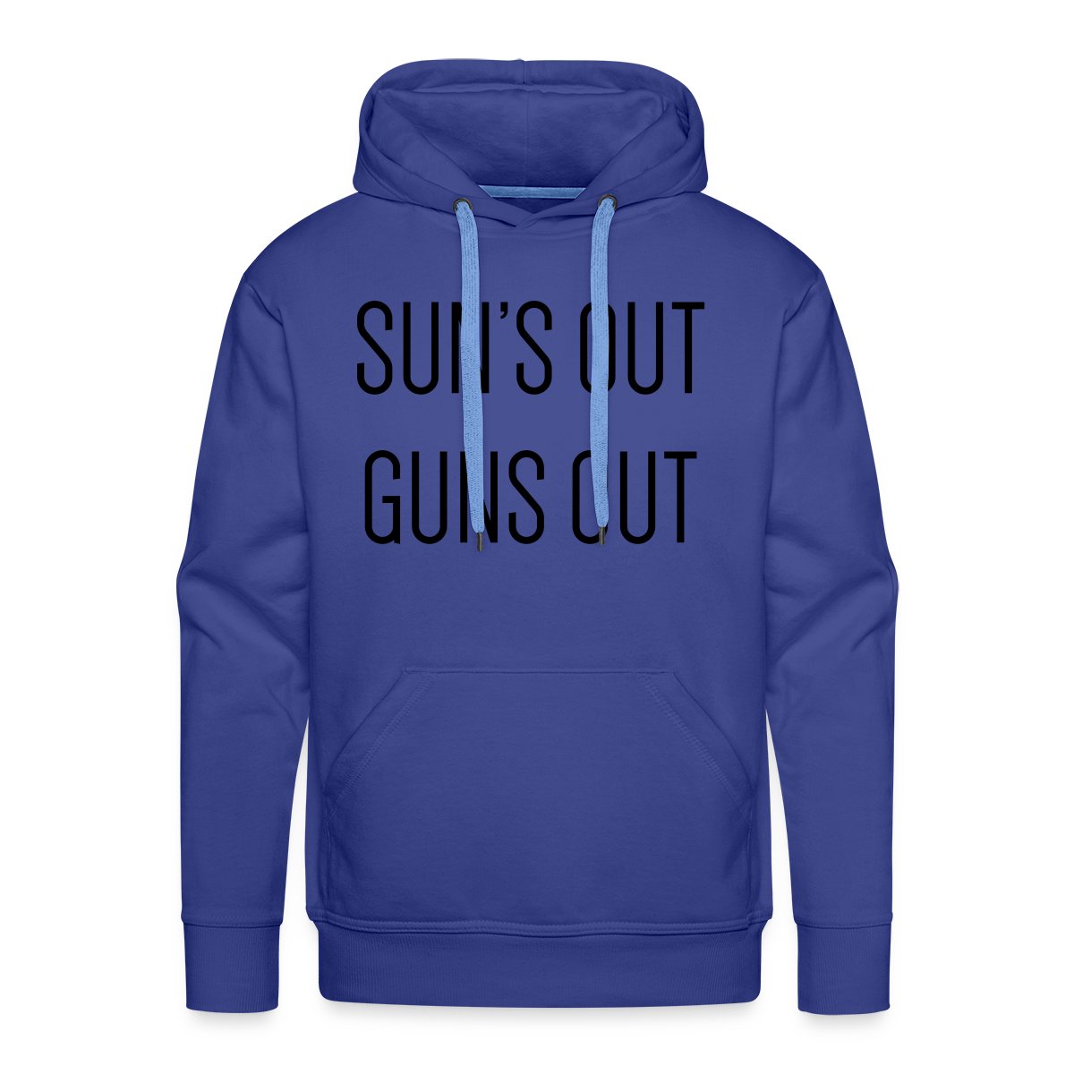 Sun's out guns out - Men's Premium hoodie