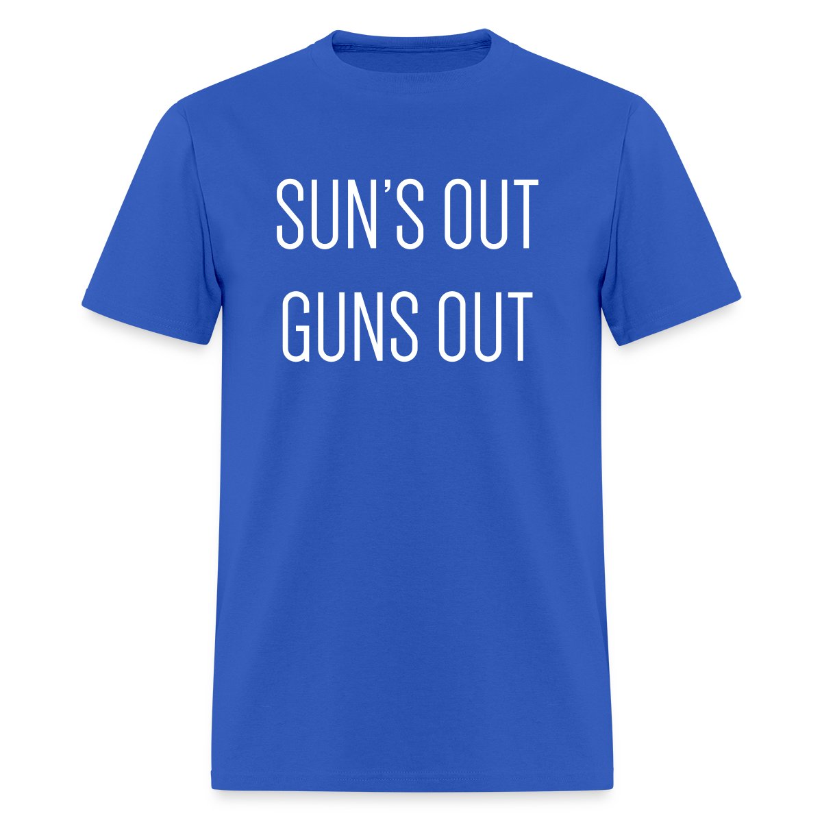 Sun's out guns out - Men's T-shirt