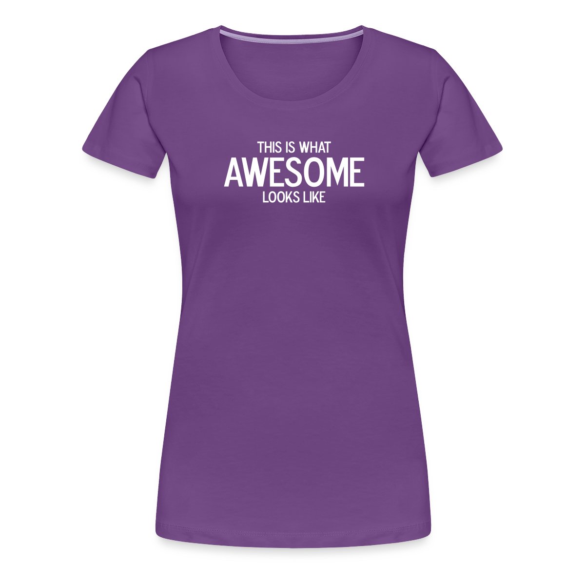 This is what awesome looks like - Women's Premium T-shirt