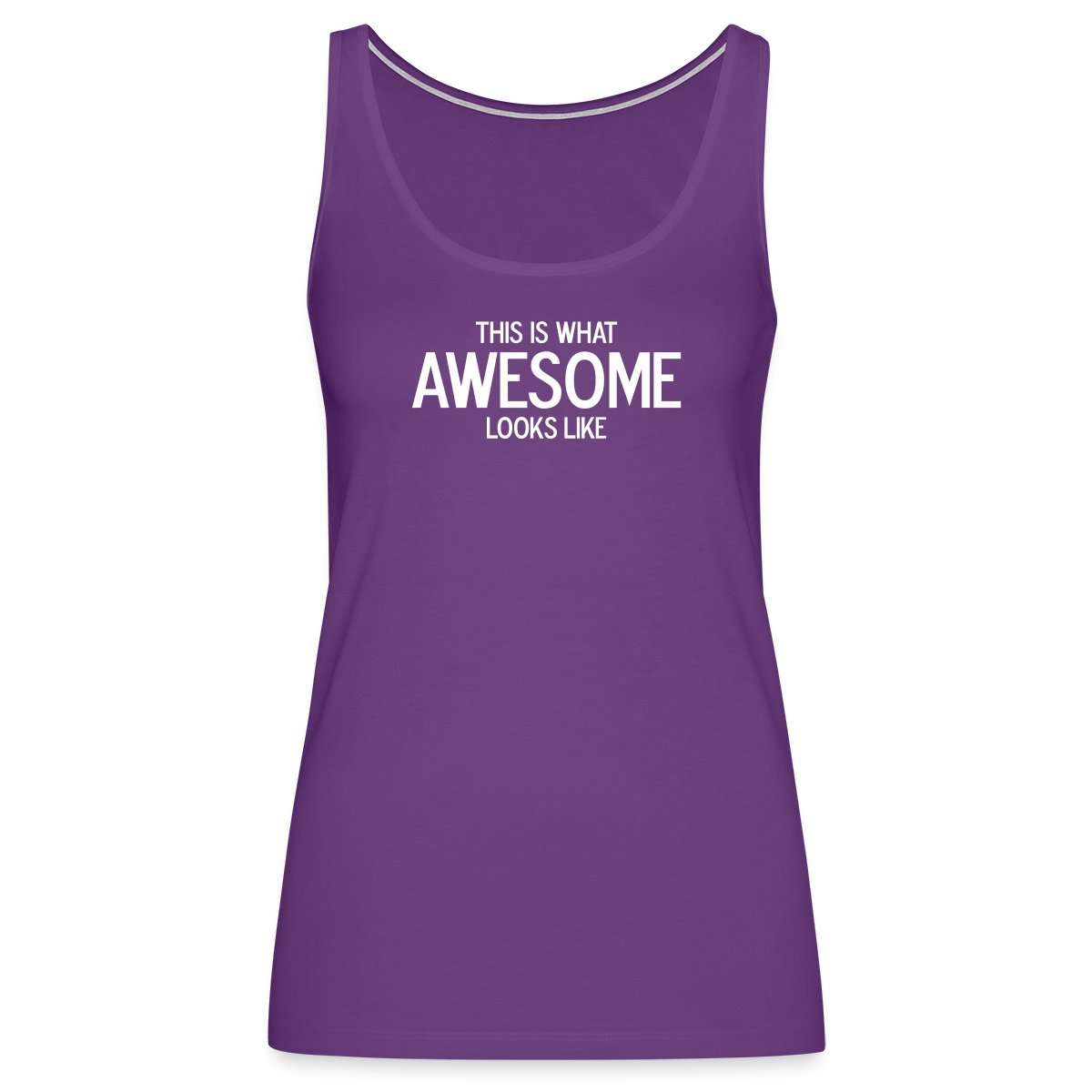 This is what awesome looks like - Womens's Tank tops