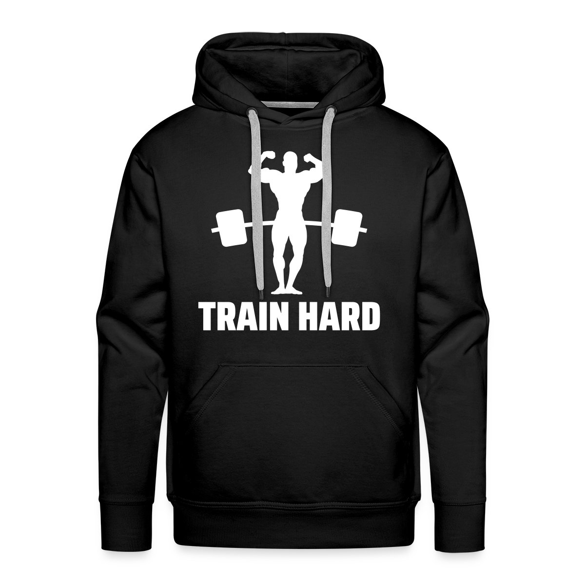 Train hard - Men's Premium hoodie