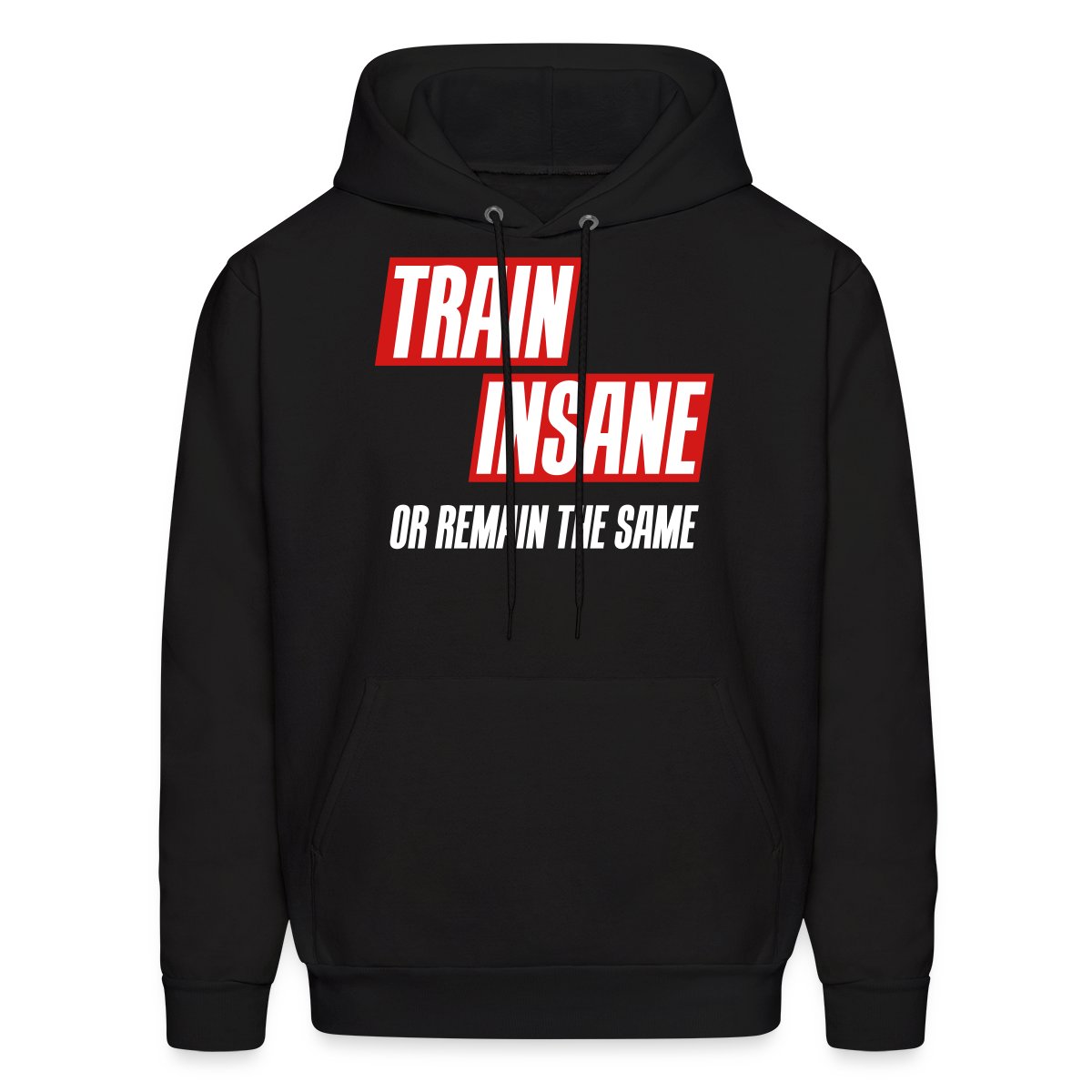 Train insane or remain the same - Men's hoodies