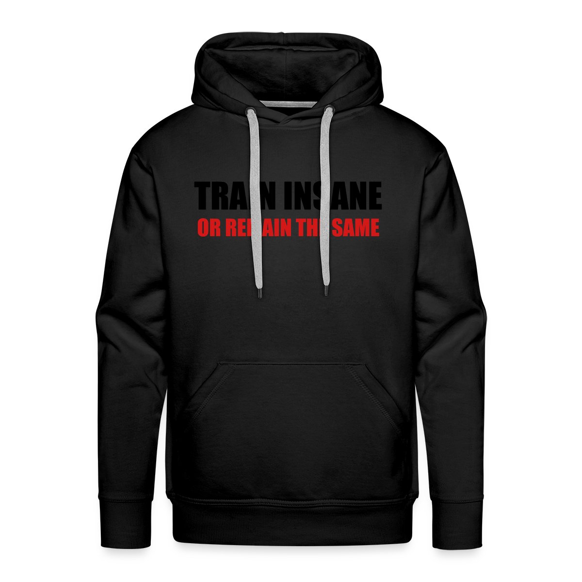 Train insane or remain the same - Men's Premium hoodie