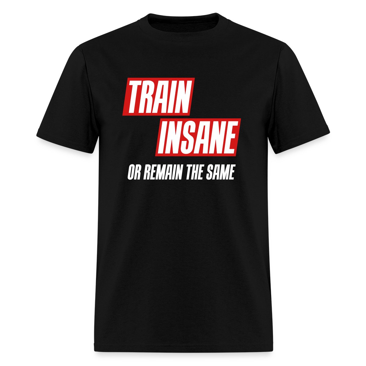 Train insane or remain the same - Men's T-shirt