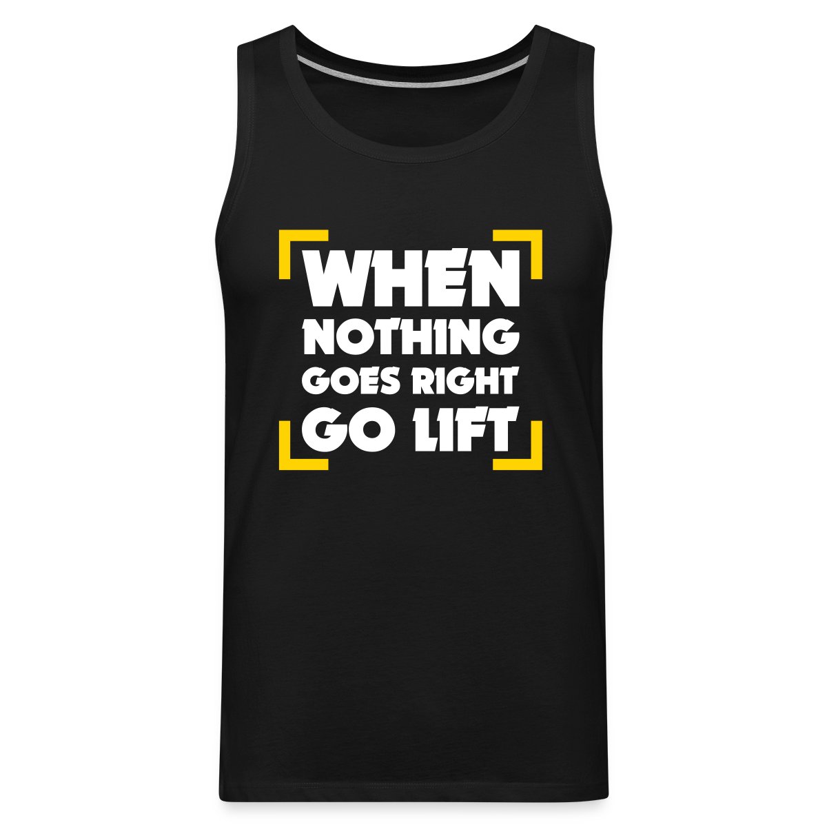 When Nothing Goes Right Go Lift - Mens's Tank tops