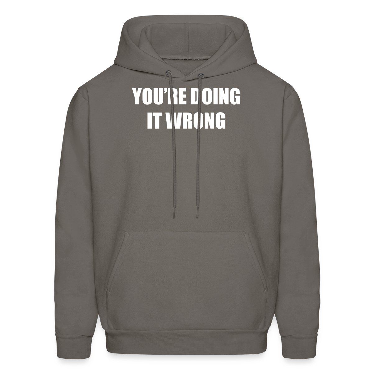 You're doing it wrong - Men's hoodies